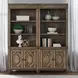 Carolina Park Amber Brown 2 Piece Bunching Bookcase