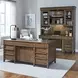 Carolina Park Amber Brown 66" Executive Credenza