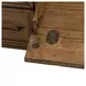 Carolina Park Amber Brown 66" Executive Desk