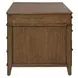Carolina Park Amber Brown 66" Executive Desk