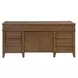 Carolina Park Amber Brown 66" Executive Desk
