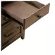 Carolina Park Amber Brown 66" Executive Desk