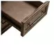 Carolina Park Amber Brown 66" Executive Desk
