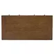 Carolina Park Amber Brown 66" Writing Desk