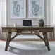 Carolina Park Amber Brown 66" Writing Desk