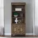 Carolina Park Amber Brown Bunching Bookcase