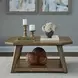 Carolina Park Amber Brown Octagonal Cocktail Table