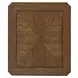 Carolina Park Amber Brown Rectangular End Table
