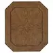 Carolina Park Amber Brown Octagonal End Table