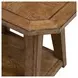 Carolina Park Amber Brown Octagonal End Table