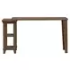 Carolina Park Amber Brown Rectangular Console Table