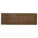Carolina Park Amber Brown Rectangular Console Table