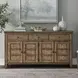 Carolina Park Amber Brown 4 Door Server