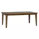 Carolina Park Amber Brown 98" Extendable Rectangular Dining Table