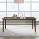 Carolina Park Amber Brown 98" Extendable Rectangular Dining Table