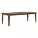 Carolina Park Amber Brown 98" Extendable Rectangular Dining Table