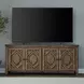 Carolina Park Amber Brown 78" TV Stand