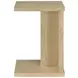 Clower Light Oak Rectangular Side Table