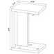 Clower Light Oak Rectangular Side Table