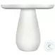 Perth Off White 17" Cloud Shape Top Side Table