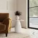 Perth Off White 20" Cloud Shape Top Side Table