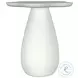 Perth Off White 20" Cloud Shape Top Side Table