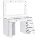 Percy White Vanity Desk
