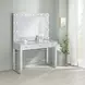 Umbridge Chrome And White Vanity