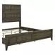 Lake House Harvest Brown King Panel Bed