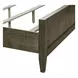 Lake House Harvest Brown King Panel Bed