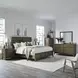 Lake House Harvest Brown 6 Drawer Dresser and Rectangular Mirror
