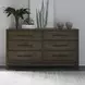 Lake House Harvest Brown 6 Drawer Dresser