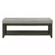 Lake House Taupe Upholstered Storage Bed Bench