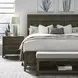 Lake House Taupe Upholstered Storage Bed Bench