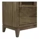 Shaker Lakes Harvest Brown 2 Glass Door Bunching Display Cabinet with LED