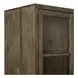 Shaker Lakes Harvest Brown 2 Glass Door Bunching Display Cabinet with LED