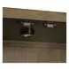 Shaker Lakes Harvest Brown 2 Glass Door Bunching Display Cabinet with LED