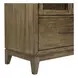 Lake House Harvest Brown 2 Piece Bunching Display Cabinet Set with LED
