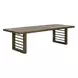 Lake House Harvest Brown 106" Extendable Rectangular Dining Table