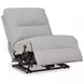 Acklen Place Pewter Performance Fabric Zero Gravity Power Reclining LAF Sectional with USB Charging