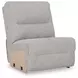 Acklen Place Pewter Performance Fabric Zero Gravity Power Reclining LAF Sectional with USB Charging