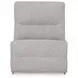 Acklen Place Pewter Performance Fabric Zero Gravity Power Reclining LAF Sectional with USB Charging