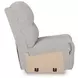 Acklen Place Pewter Performance Fabric Zero Gravity Power Reclining LAF Sectional with USB Charging