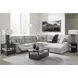 Acklen Place Pewter Performance Fabric Zero Gravity Power Reclining RAF Sectional with USB Charging