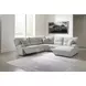 Acklen Place Pewter Performance Fabric Zero Gravity Power Reclining RAF Sectional with USB Charging
