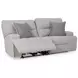 Acklen Place Pewter Performance Fabric 2 Piece Modular Power Reclining Sectional with Pillows and USB Charging