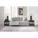 Acklen Place Pewter Performance Fabric 2 Piece Modular Power Reclining Sectional with Pillows and USB Charging