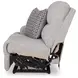 Acklen Place Pewter Performance Fabric 3 Piece Modular 97" Power Reclining Sectional with Console and USB Charging