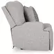 Acklen Place Pewter Performance Fabric 3 Piece Modular 97" Power Reclining Sectional with Console and USB Charging