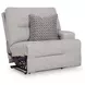 Acklen Place Pewter Performance Fabric 3 Piece Modular 97" Power Reclining Sectional with Console and USB Charging